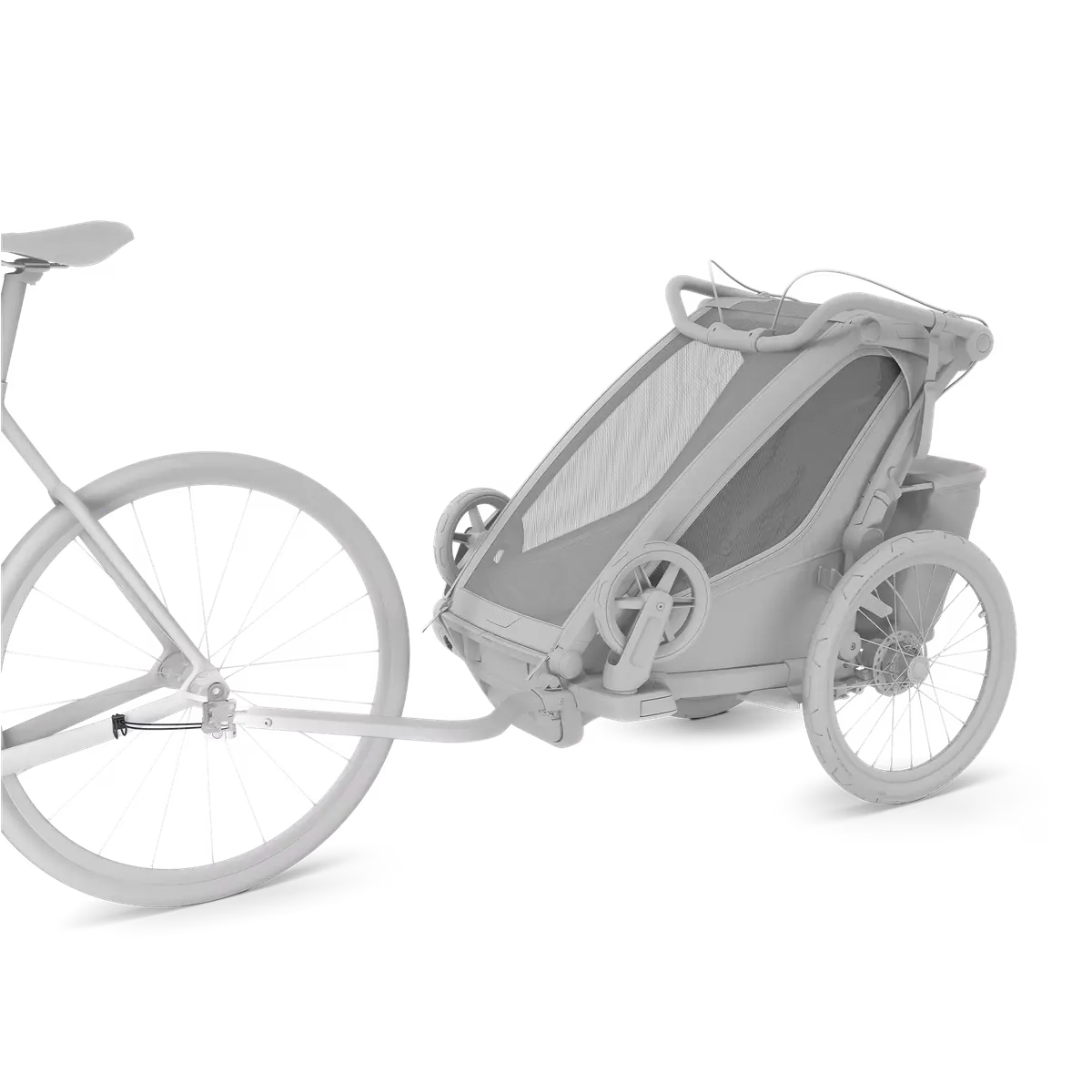 Thule Axle Mount ezHitch™ Plate – Achsplatte für Thule Chariot Cross 2 & Sport 2 (1- und 2-Sitzer) - KnirpsExperte