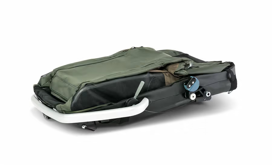 Croozer Dog Tammo Moss Green – Premium Hundeanhänger für große Hunde bis 45 kg Croozer