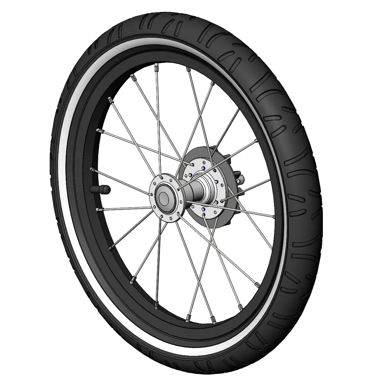 Croozer Laufrad Dog Peppa rechts – Ersatzteil für Ihren Hundeanhänger Croozer