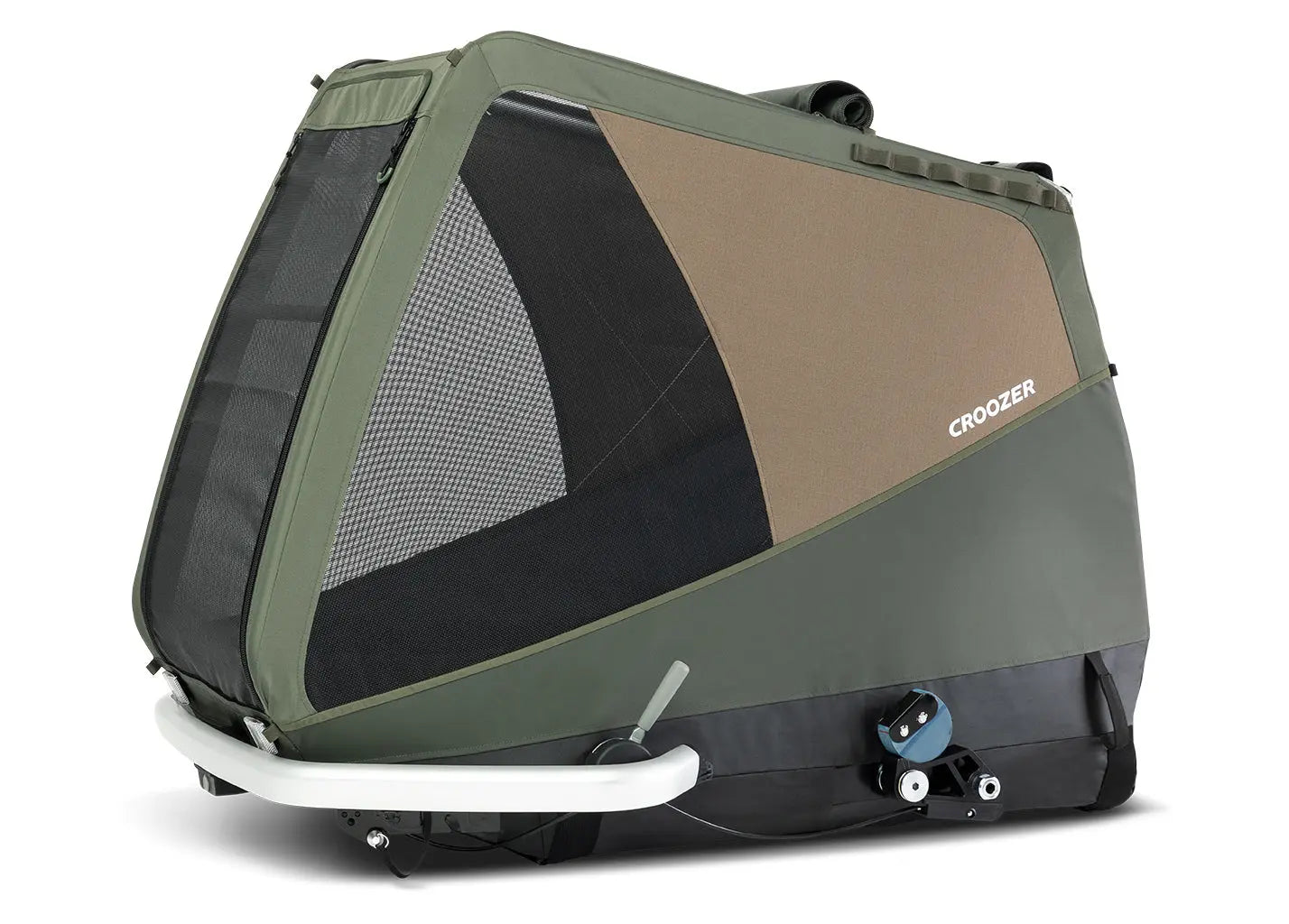 Croozer Dog Tammo Moss Green – Premium Hundeanhänger für große Hunde bis 45 kg Croozer